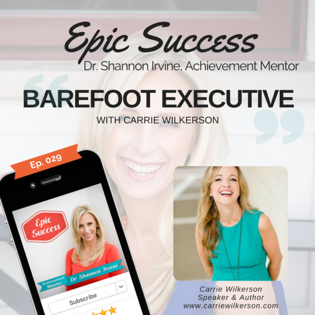 How to become a Barefoot Executive Interview with Carrie Wilkerson