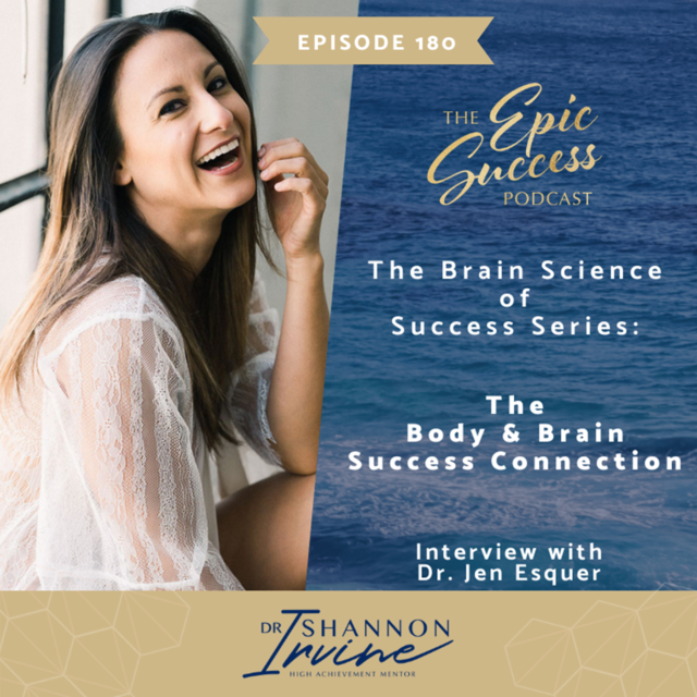 The Mind, Body & Brain Connection with Dr. Jen Esquer Brain Science of Success Series: Creating Success From The Inside Out