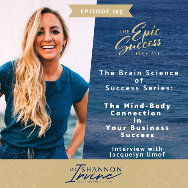 The Mind-Body Connection in Your Business Success with Jacquelyn Umof Brain Science of Success Series: Creating Success From The Inside Out