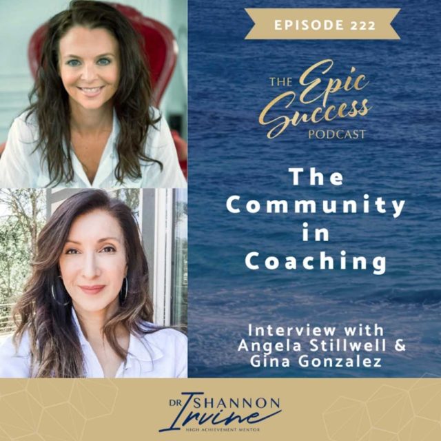 The Community in Coaching with Angela Stillwell and Gina Gonzalez