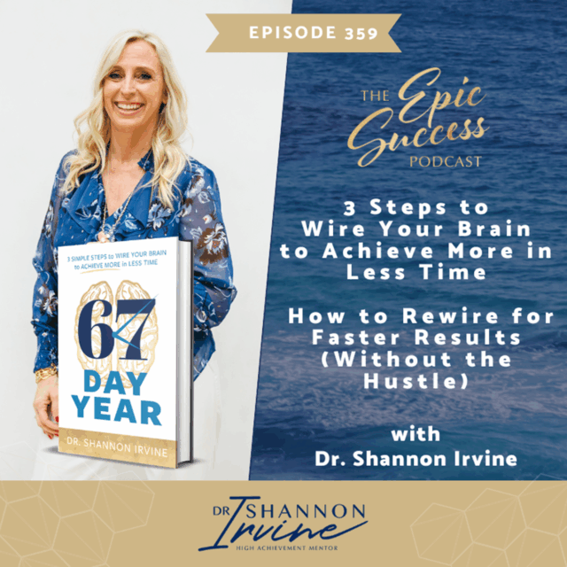 3 Steps to Wire your Brain to Achieve More In Less Time